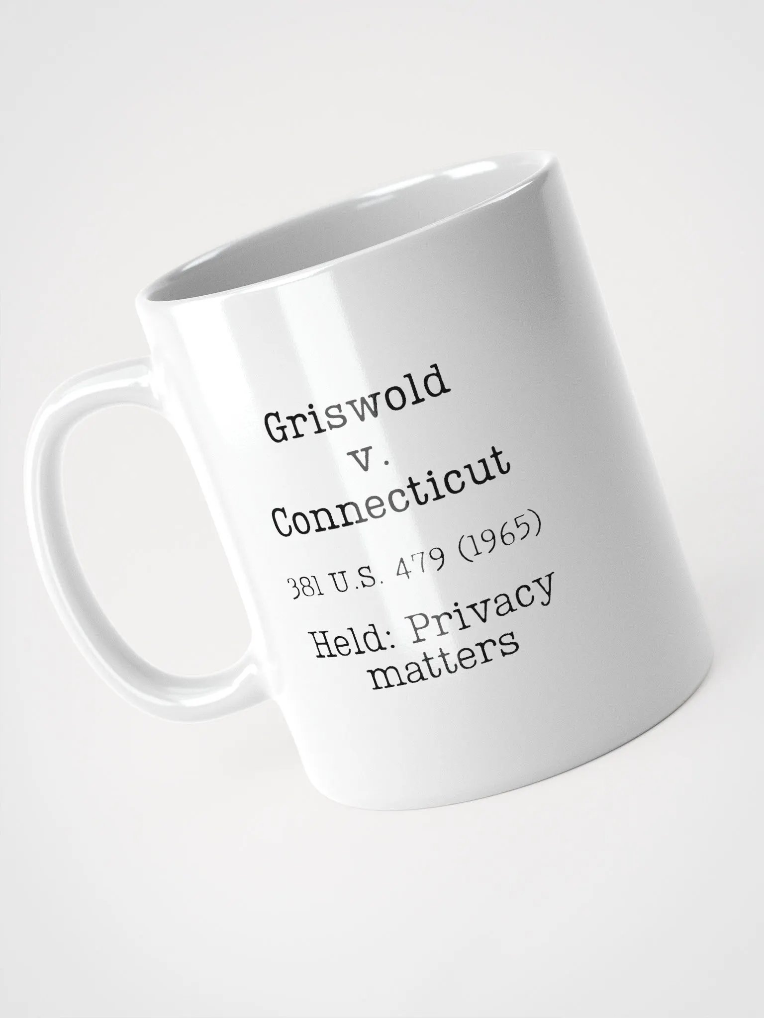 Griswold v. Connecticut "Privacy Matters" Mug product image (14)