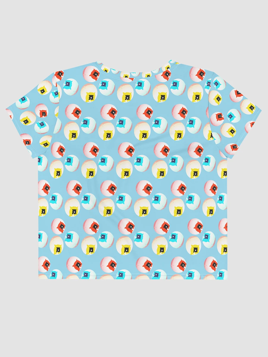 AIBALL All-Over Print Crop Tee (Blue) product image (2)