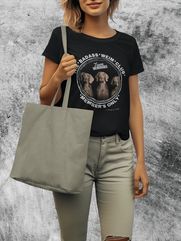 The Badass Weim Club - Stanley/Stella Women's Fitted Eco Tee product image (1)