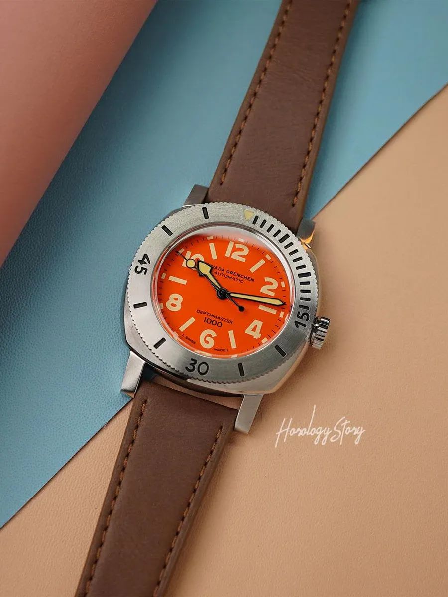 Nivada Grenchen Depthmaster 1000m Orange product image (5)