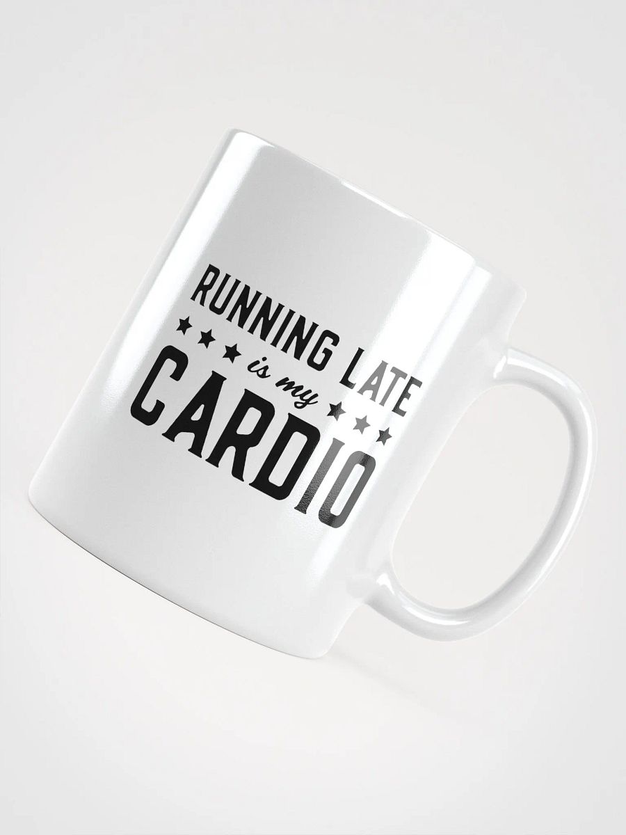Running Late is My Cardio Funny Retro Student Mug product image (4)