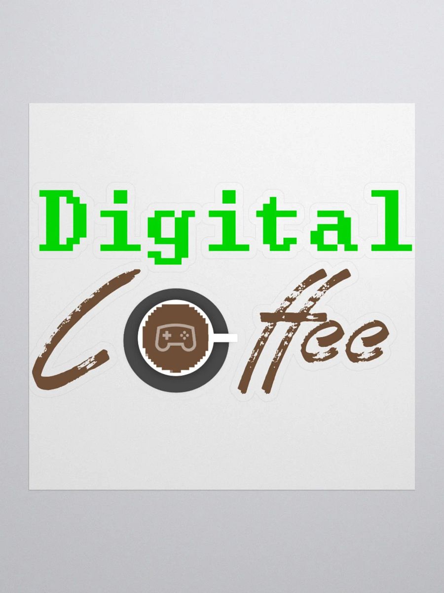 Digital Coffee: Gaming Brew Sticker product image (1)