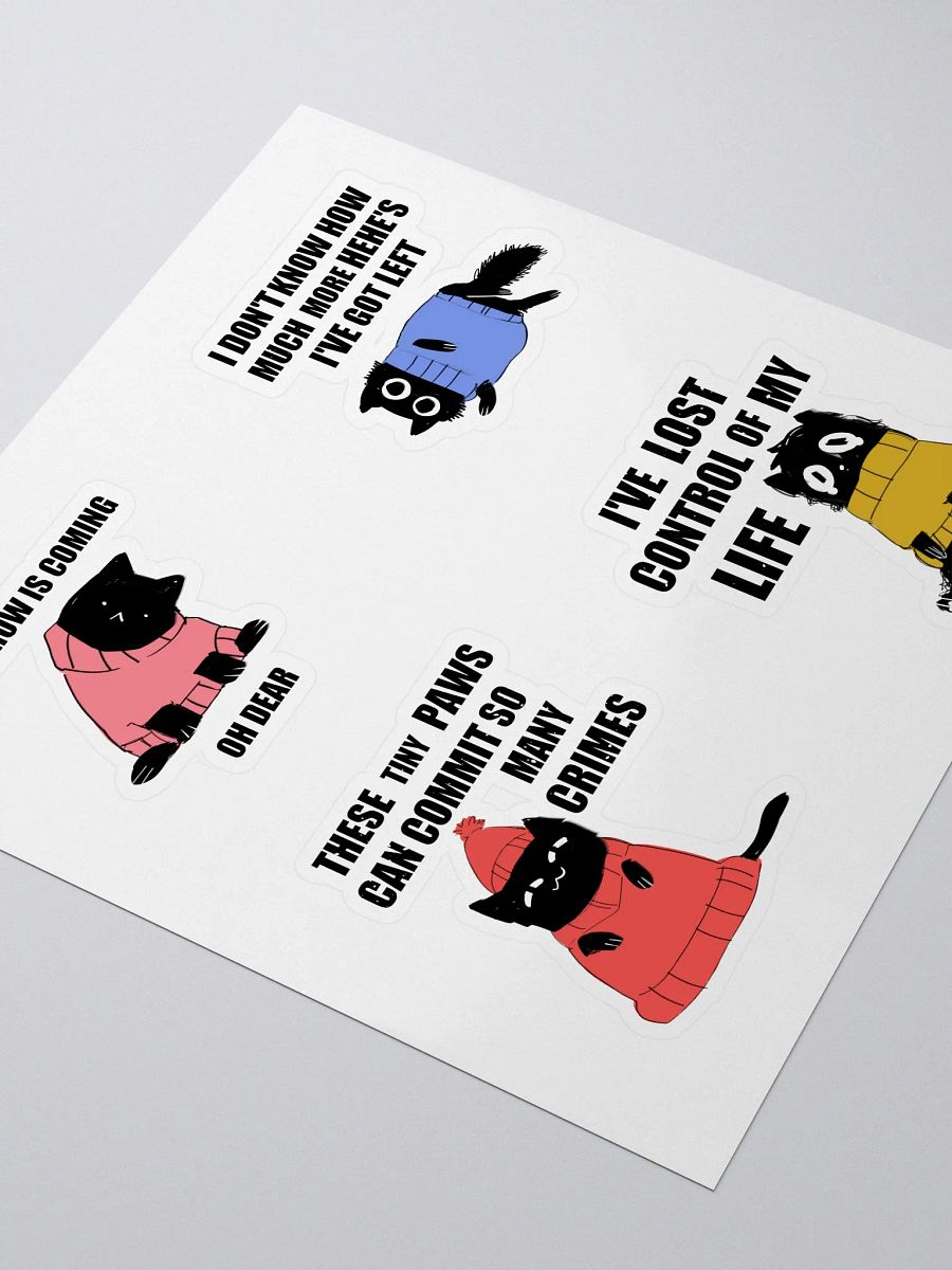 meowseries stickers product image (3)