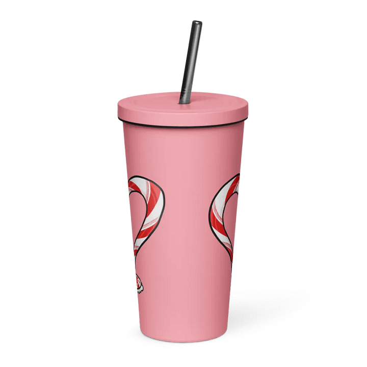 Candycane Tentacle Heart Steel Tumbler product image (2)