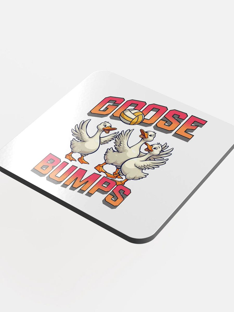Goose Bumps Volleyball Glossed Cork Coaster product image (4)