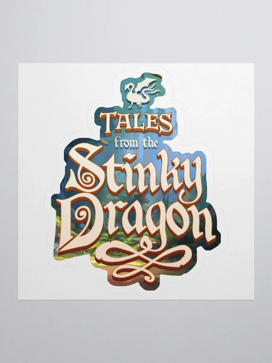 Stinky Dragon Logo Sticker product image (1)