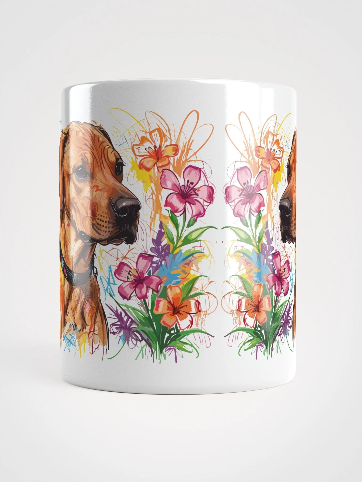 Scribbles Rhodesian Ridgeback 10 , Mug product image (10)