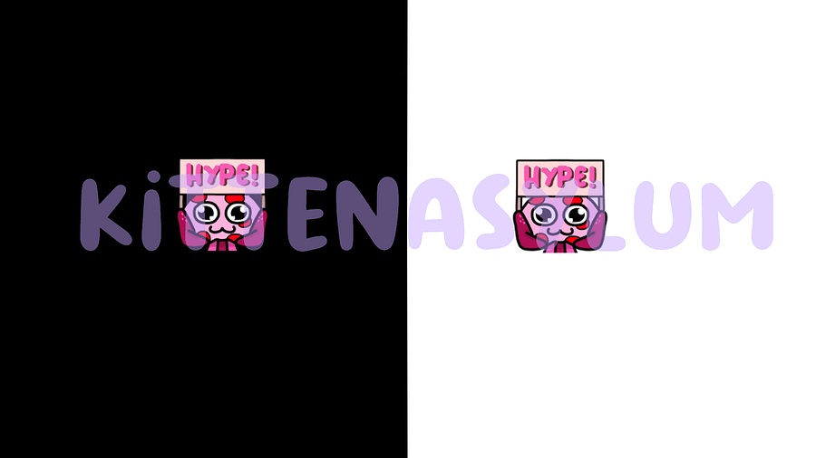 Jellyfish🍥 - Static Hype Emote in Pink product image (1)