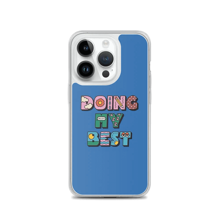 Vibrant 'DOING MY BEST' iPhone® MagSafe® Case product image (3)