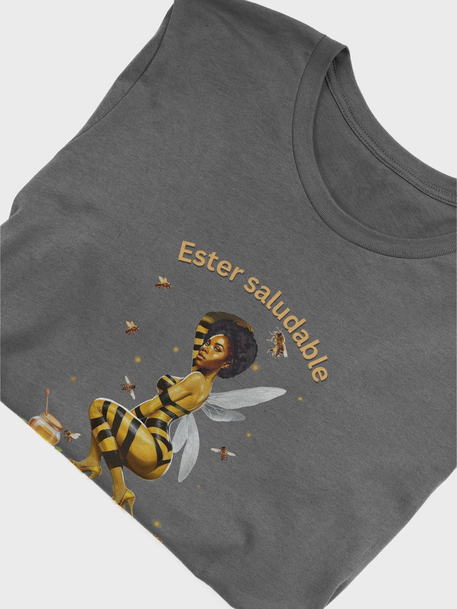 Bee-Healthy Bella+Canvas Tee product image (5)