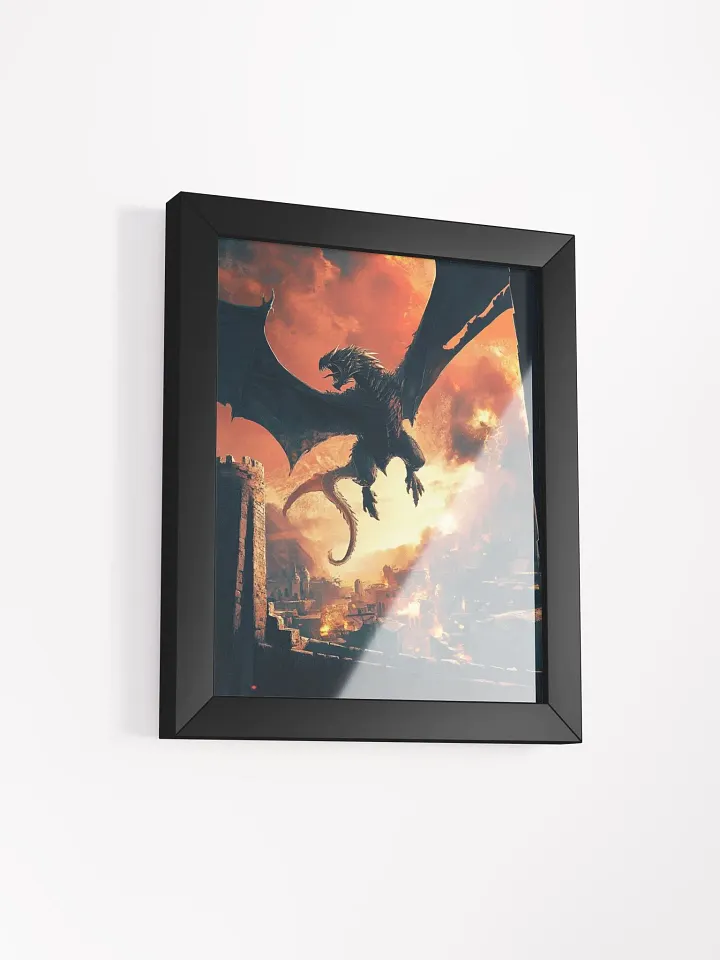 Dragon’s Wrath - Framed High-Quality Matte Poster product image (24)