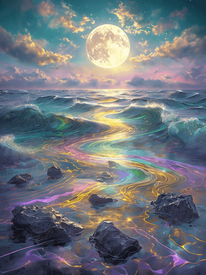 Lunar Dreamscape Framed Poster product image (1)