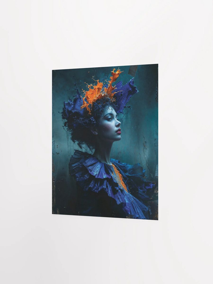 Crown of Ember and Cobalt Matte Poster product image (11)