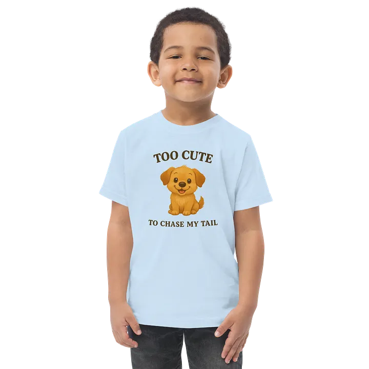 Adorable Puppy Too Cute Toddler Jersey product image (2)