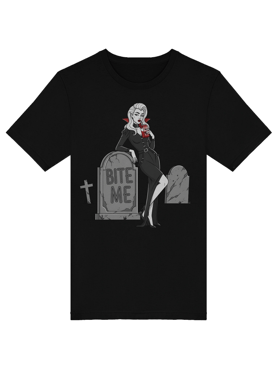 Bite Me Vampire Cartoon T-Shirt product image (26)