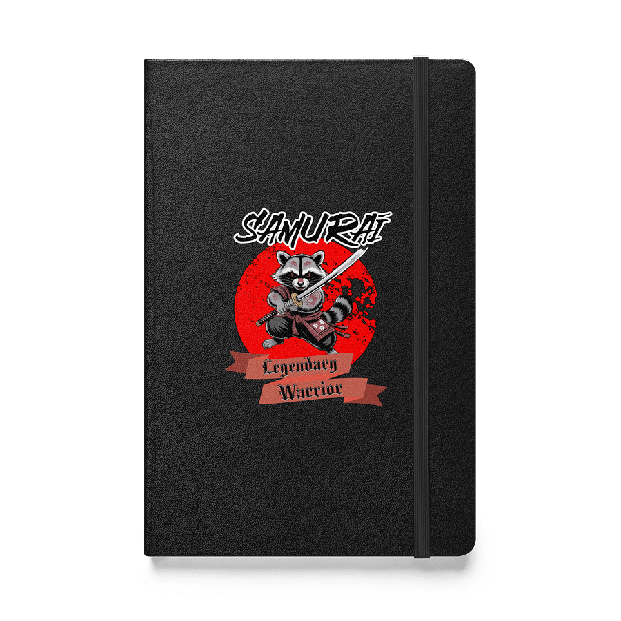 Samurai Legendary Warrior Raccoon Hardcover Notebook product image (1)