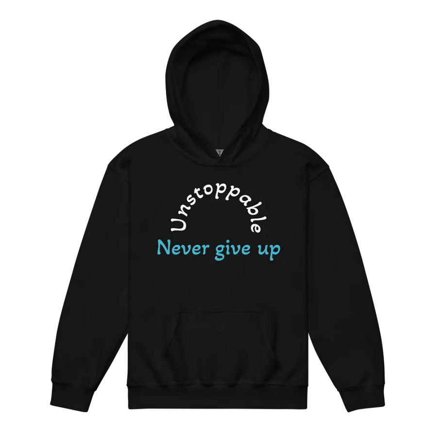 Pixelated Powerlifting Youth Hoodie product image (8)