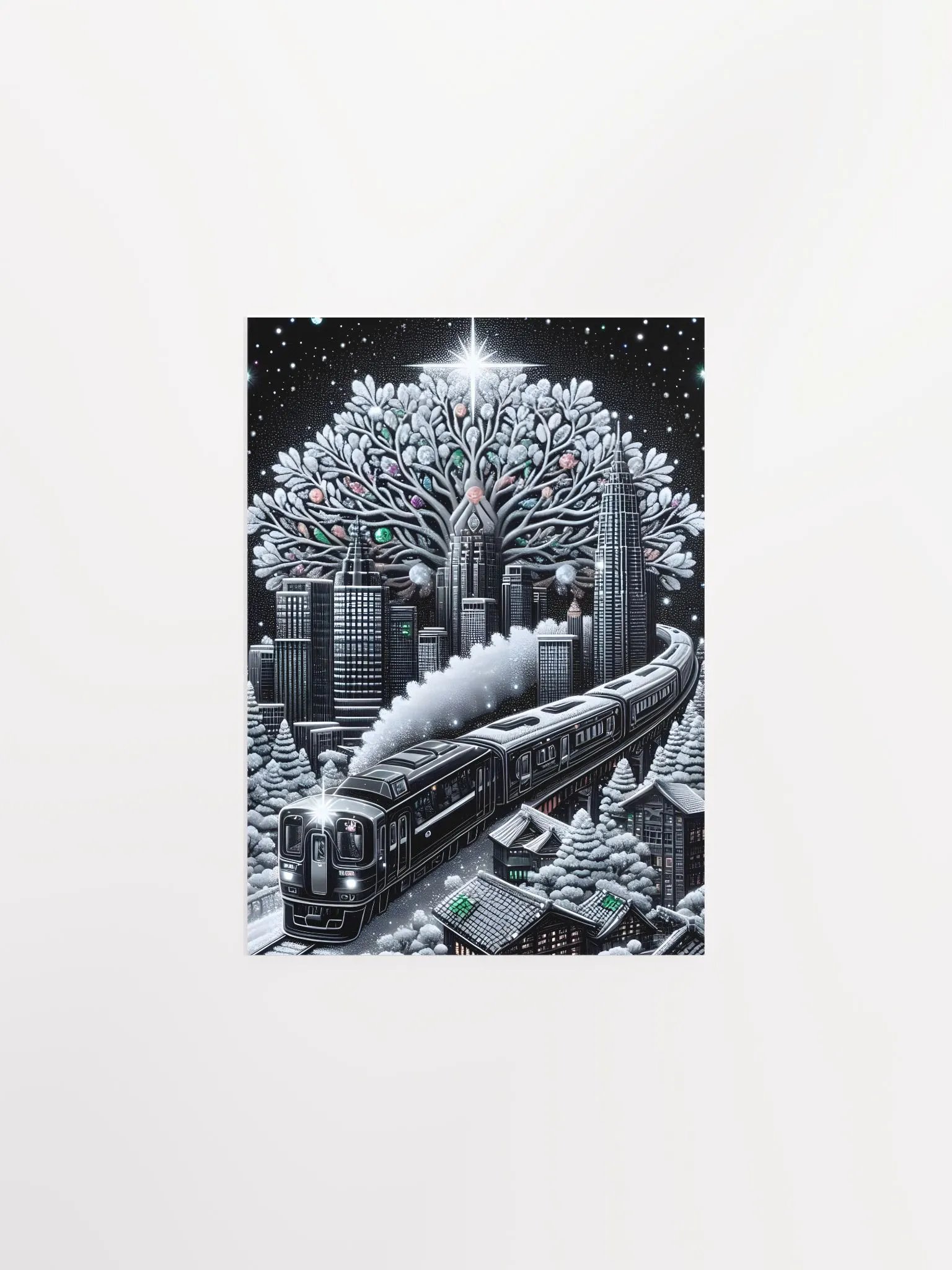 Starlit Urban Wonderland Poster product image (3)