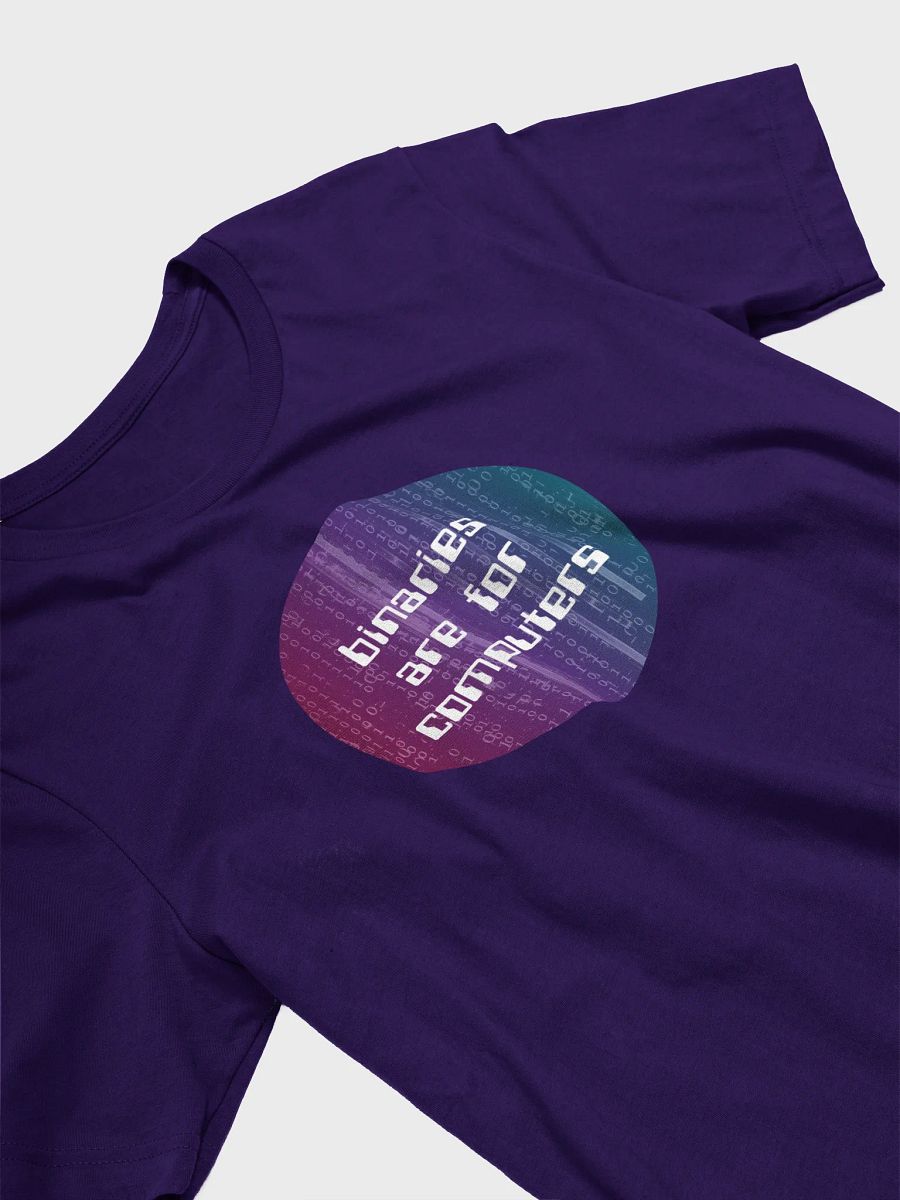 binaries are for computers androgyne t-shirt product image (3)