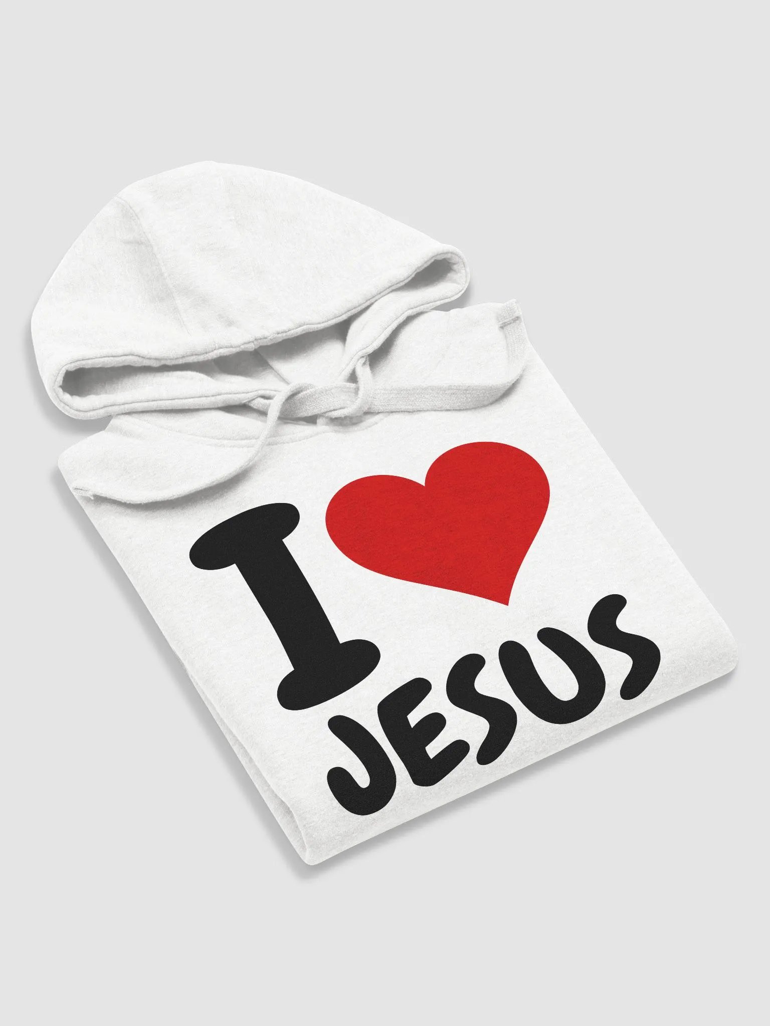 I Love You Jesus Cotton Heritage Premium Unisex Hoodie product image (5)
