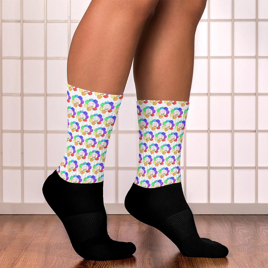 White Flower Socks product image (15)