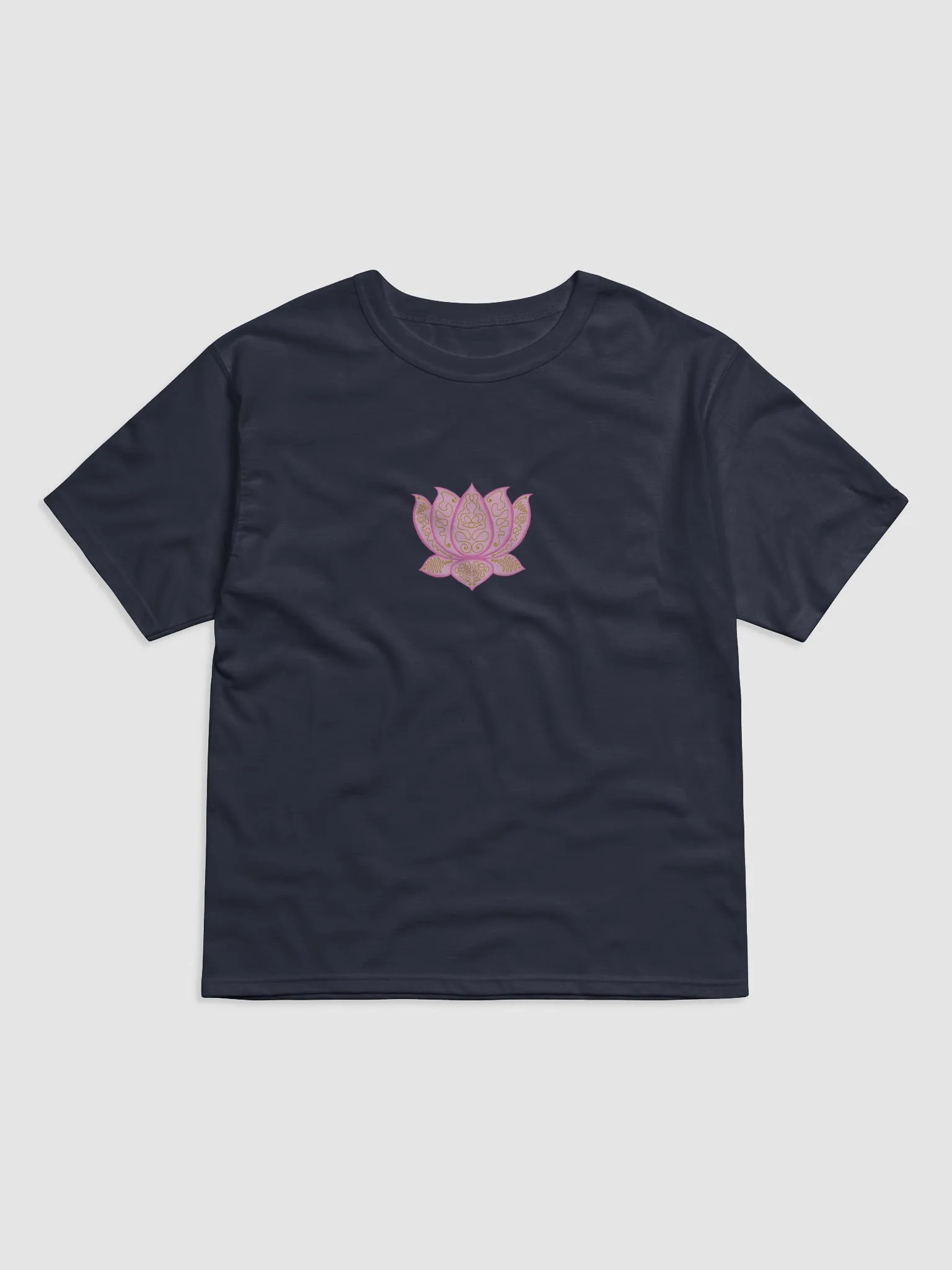 Golden Lotus Relaxed-Fit T-Shirt product image (1)