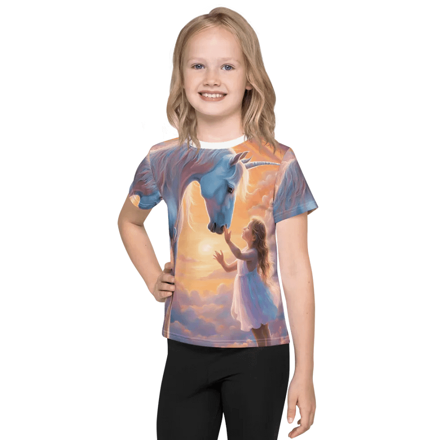Dreamy Unicorn Touch Kids T-Shirt product image (1)