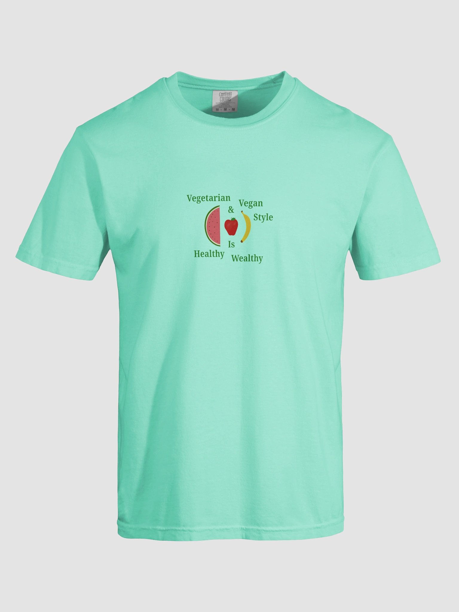 Healthy & Wealthy Vegetarian T-Shirt product image (7)