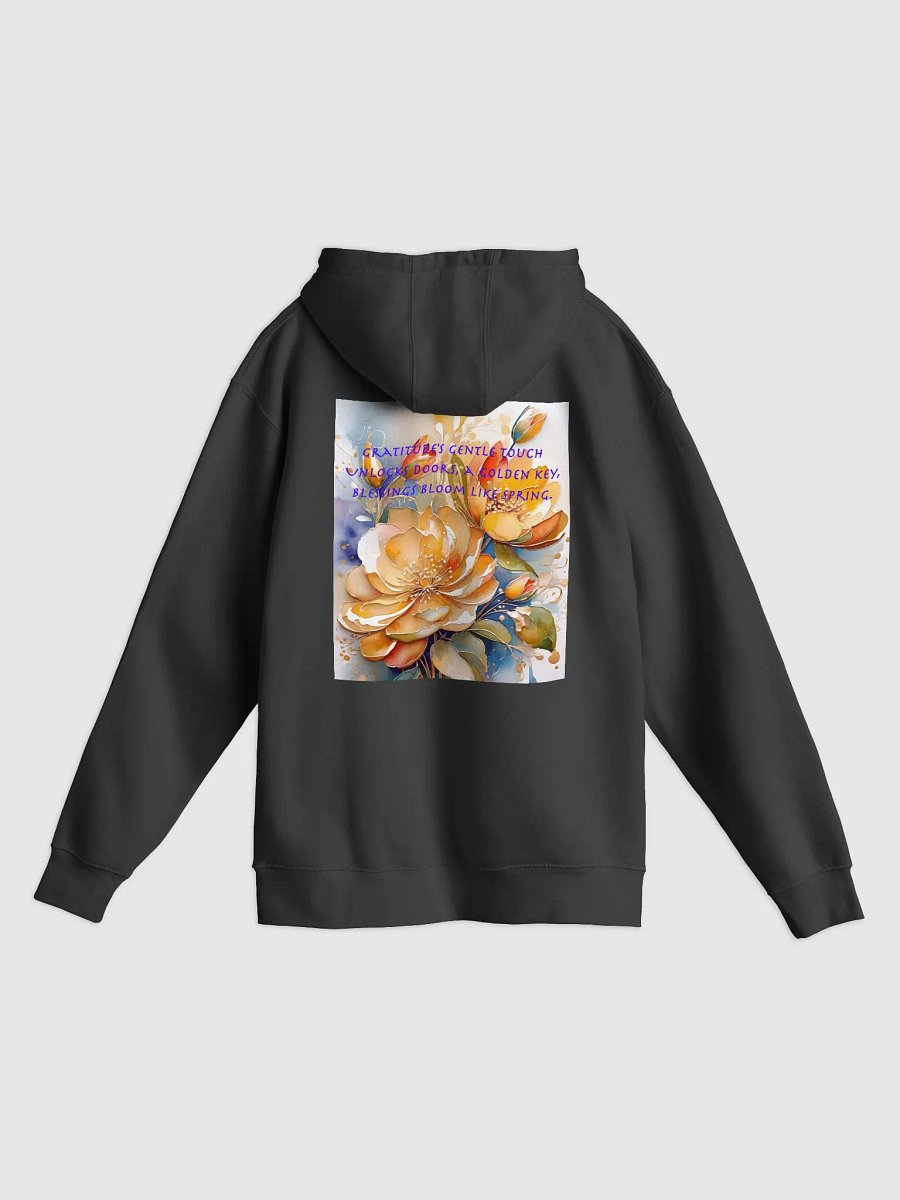 Gratitude's Golden Bloom Premium Hoodie product image (2)