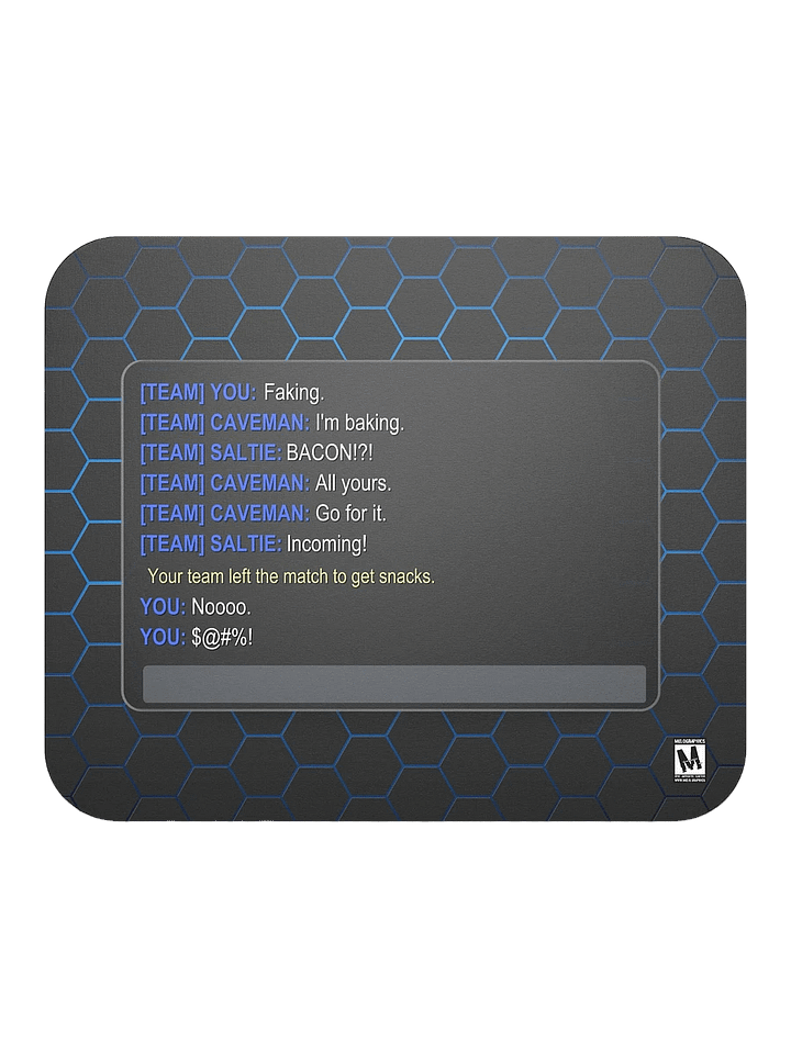 Carball Quick Chat Champ: Snacks - Mouse Pad | #MadeByMELO product image (2)