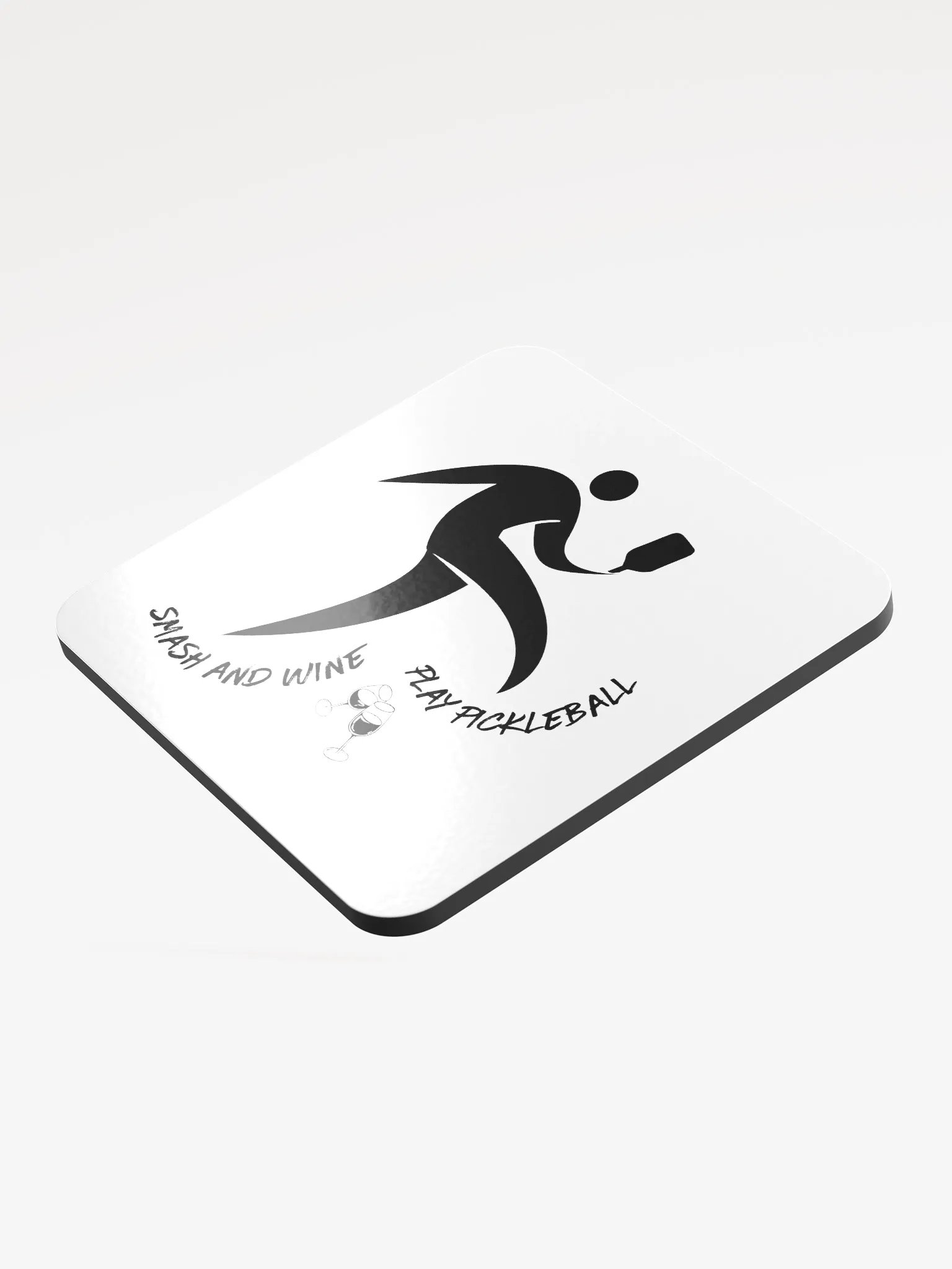 Smash and Wine Allcolor Glossed Cork Coaster product image (3)