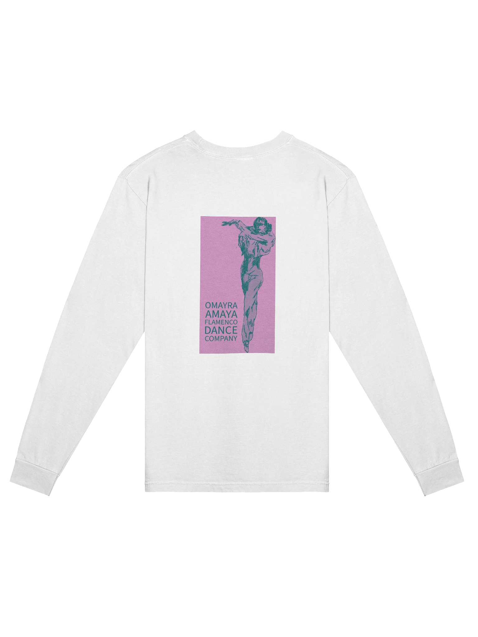 "Carmen" Unisex - Long Sleeve T-Shirt Green/Pink product image (2)