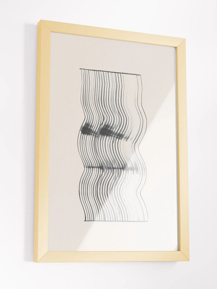 Flowing Motion Framed Poster | Modern Abstract Wall Art product image (2)