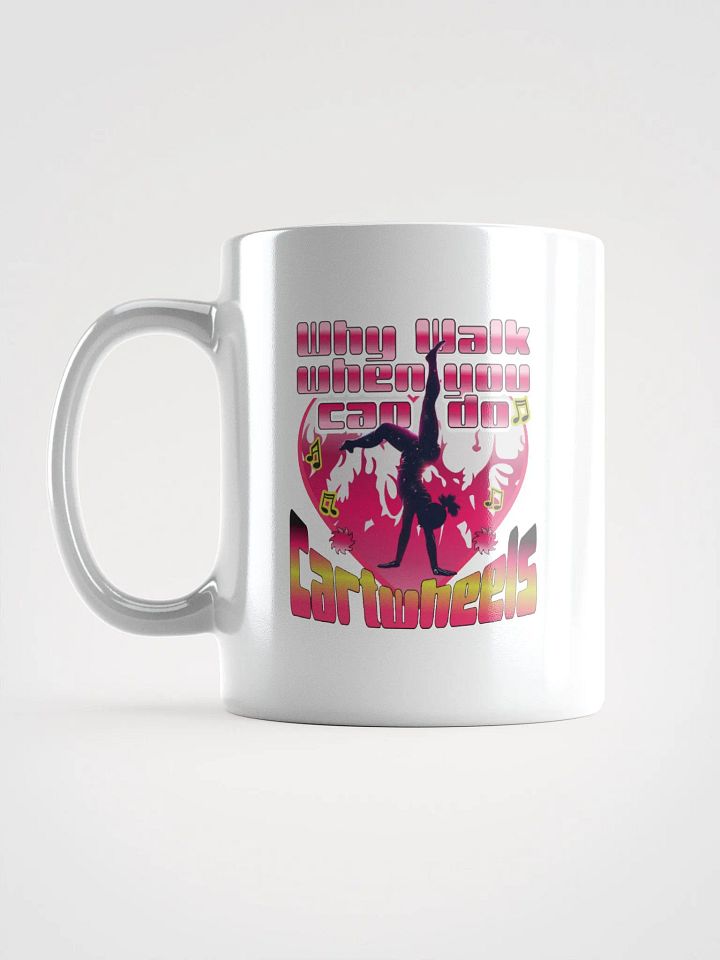 Why Walk When You Can Do Cartwheel Heartbeat Mug product image (1)