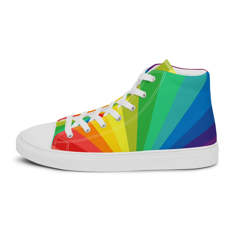 Woman's Trippy Rainbow High Tops product image (10)