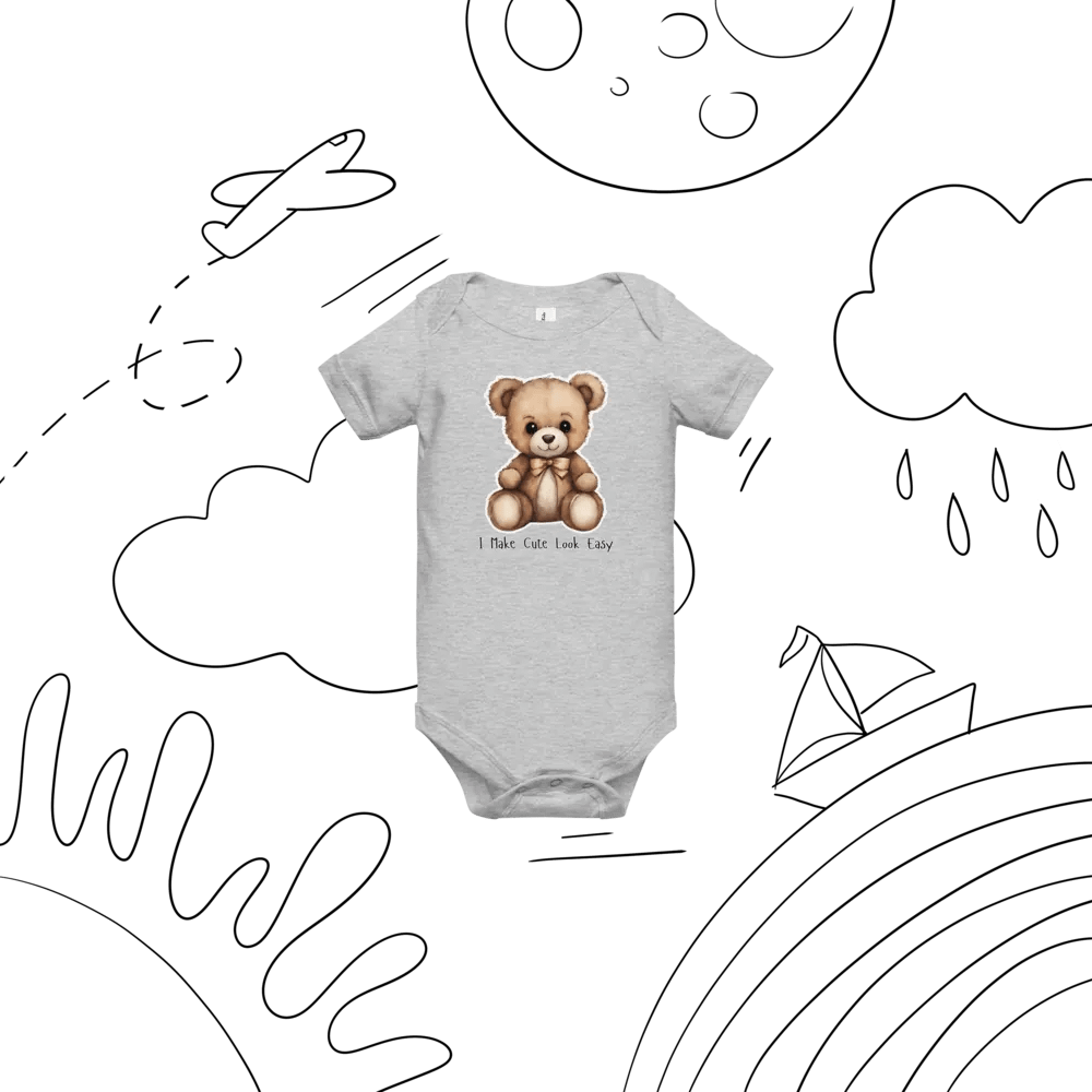 Whimsical Teddy Bear Baby Onesie product image (45)