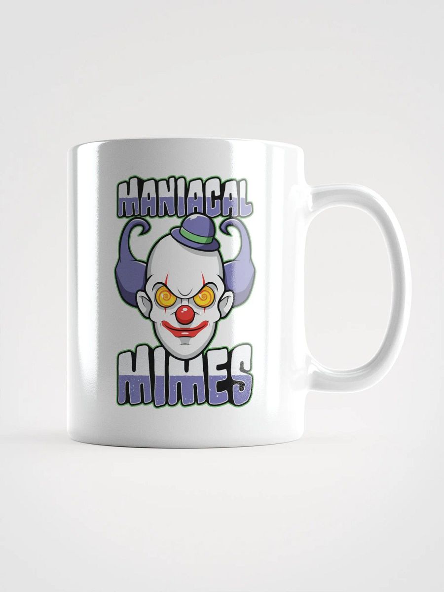 Maniacal Mimes Creepy Clown Coffee Mug – Funny & Spooky Drinkware product image (1)