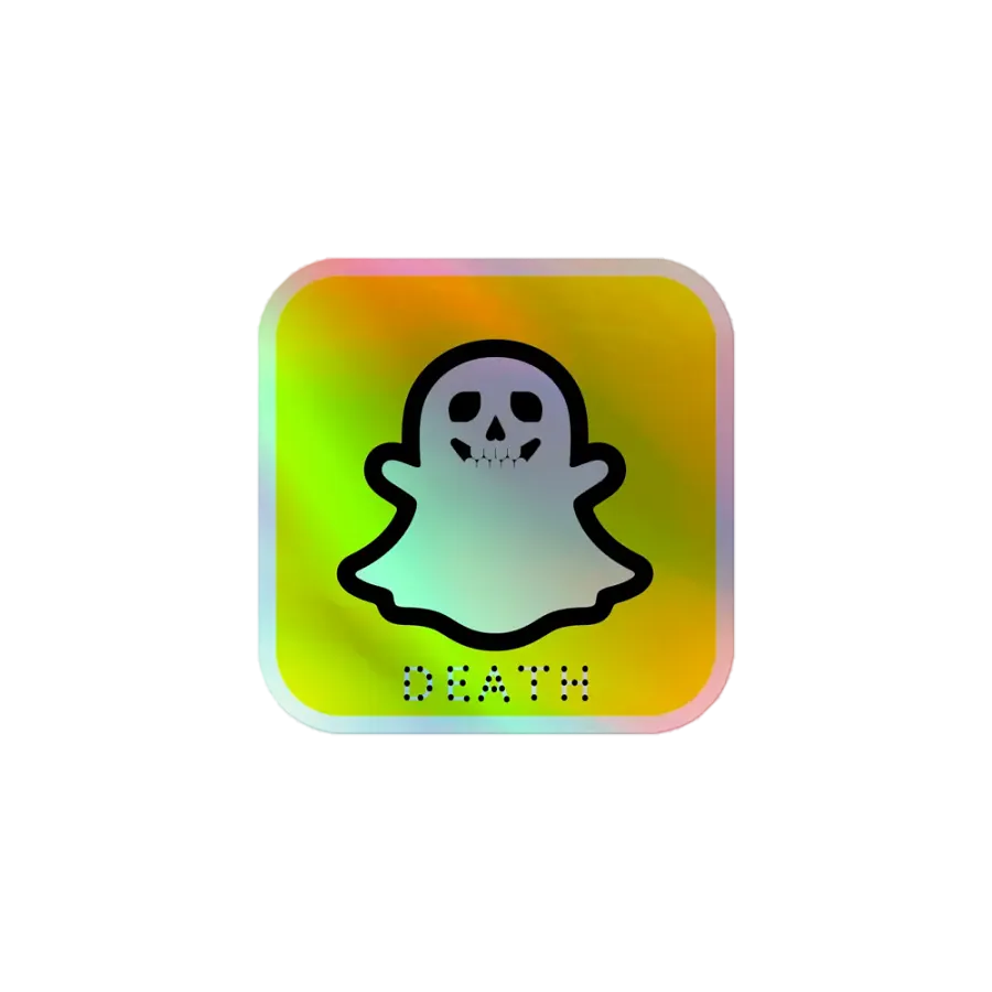 Snap Death Holo Sticker product image (1)