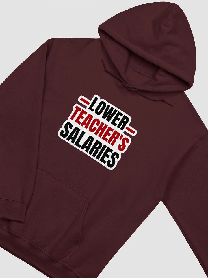 Lower Teachers Salaries Hoodie product image (2)