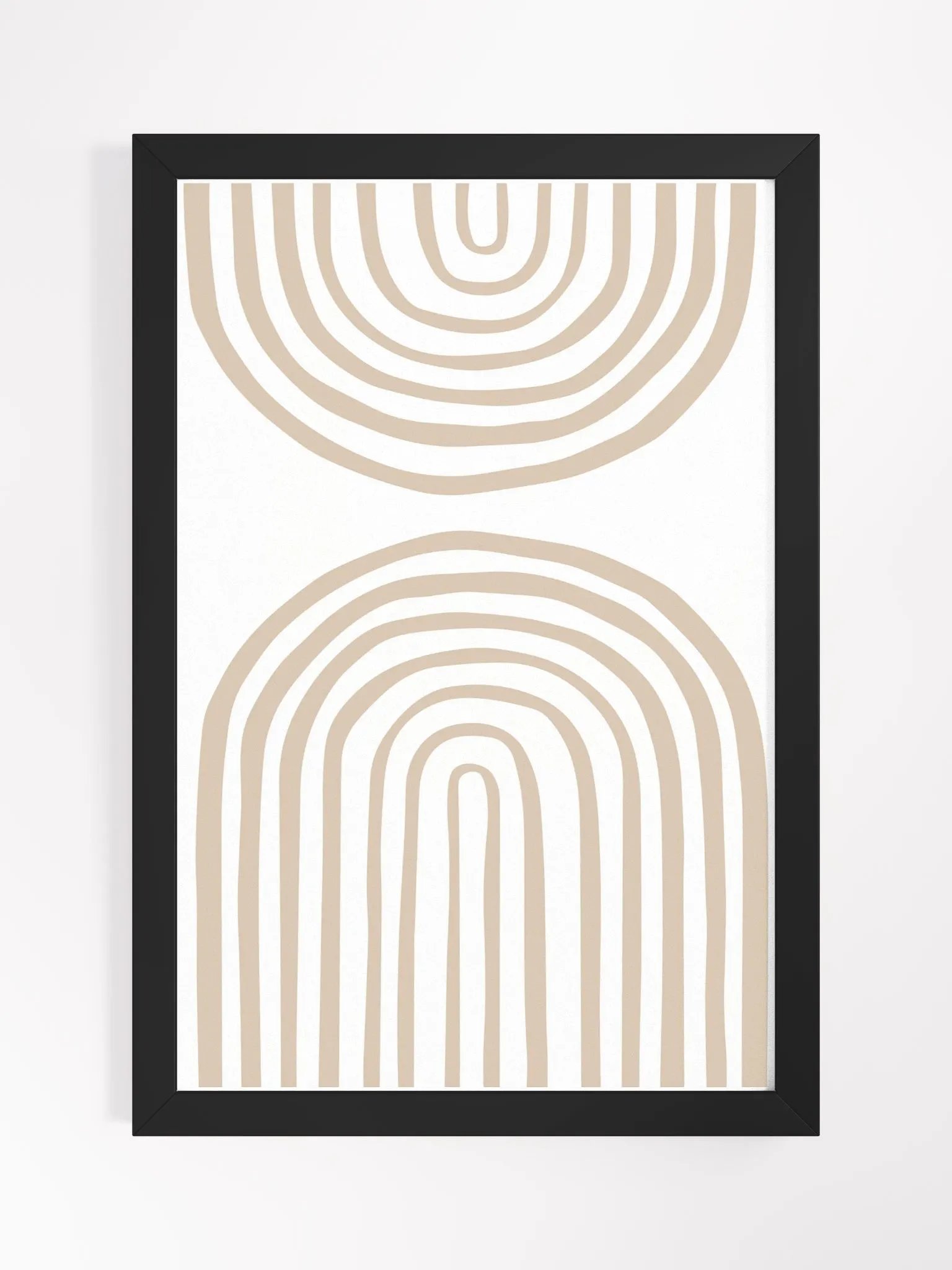 Neutral Lines Framed Poster product image (5)
