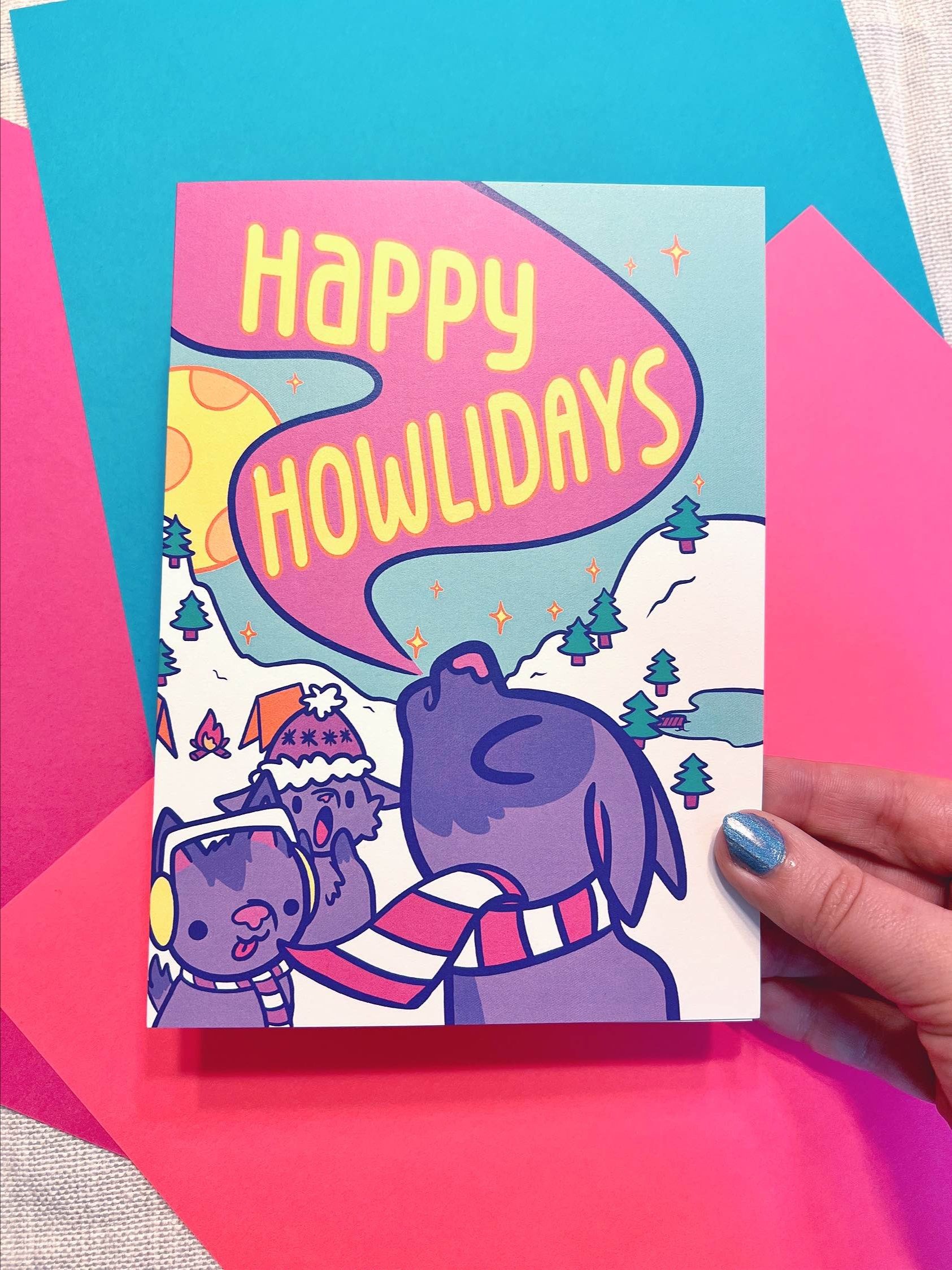 Forest Critters Christmas Cards | 3 Designs | Set of 6 | 5x7 Hard Cardstock product image (4)