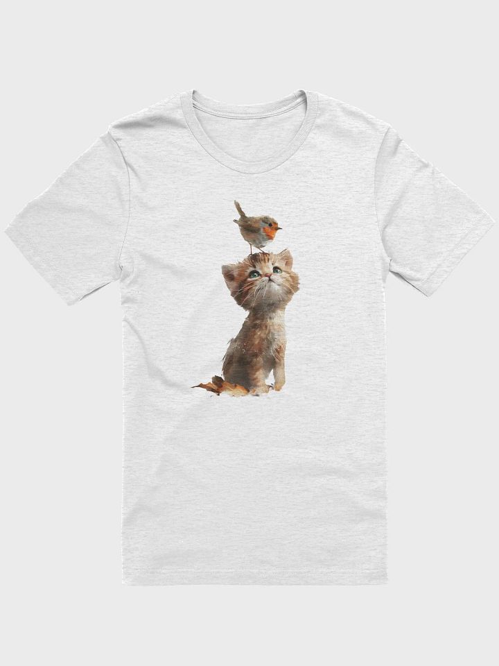 Kitten with Robin perched on its head product image (1)