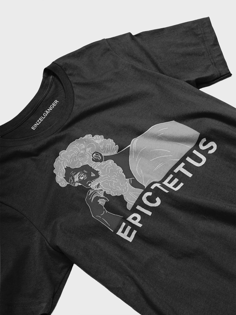 Epictetus T-shirt | Black & Grey product image (3)