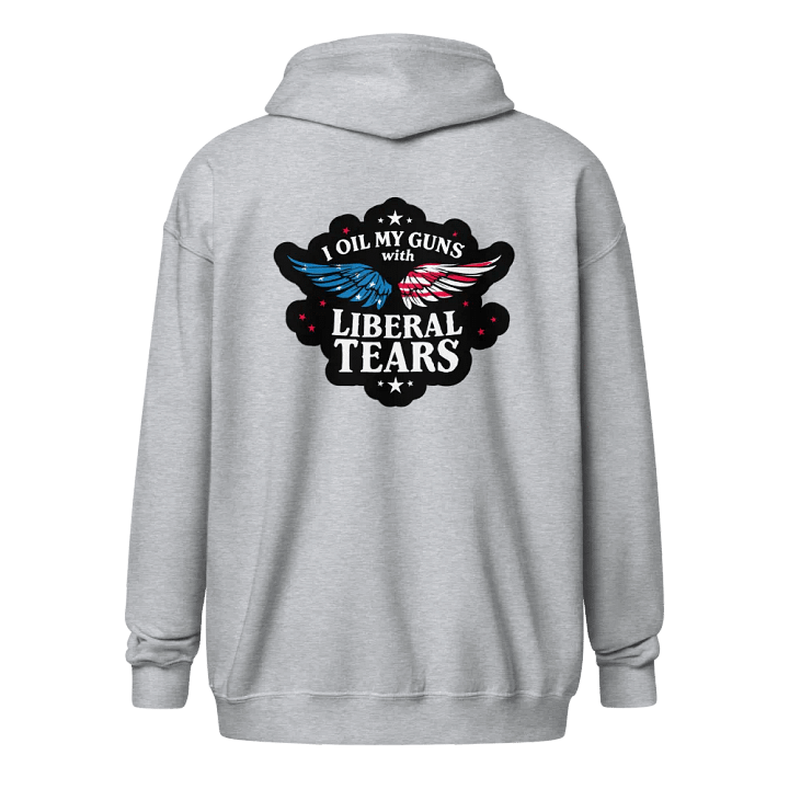 Zip Hoodie: Liberal Tears Gun Oil product image (12)