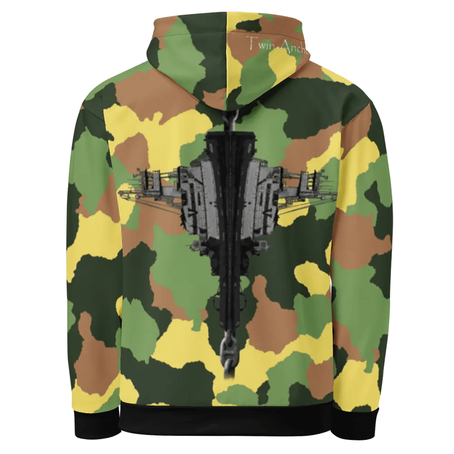 Camouflage & Green Hudson VB-Chain Hoodie product image (5)