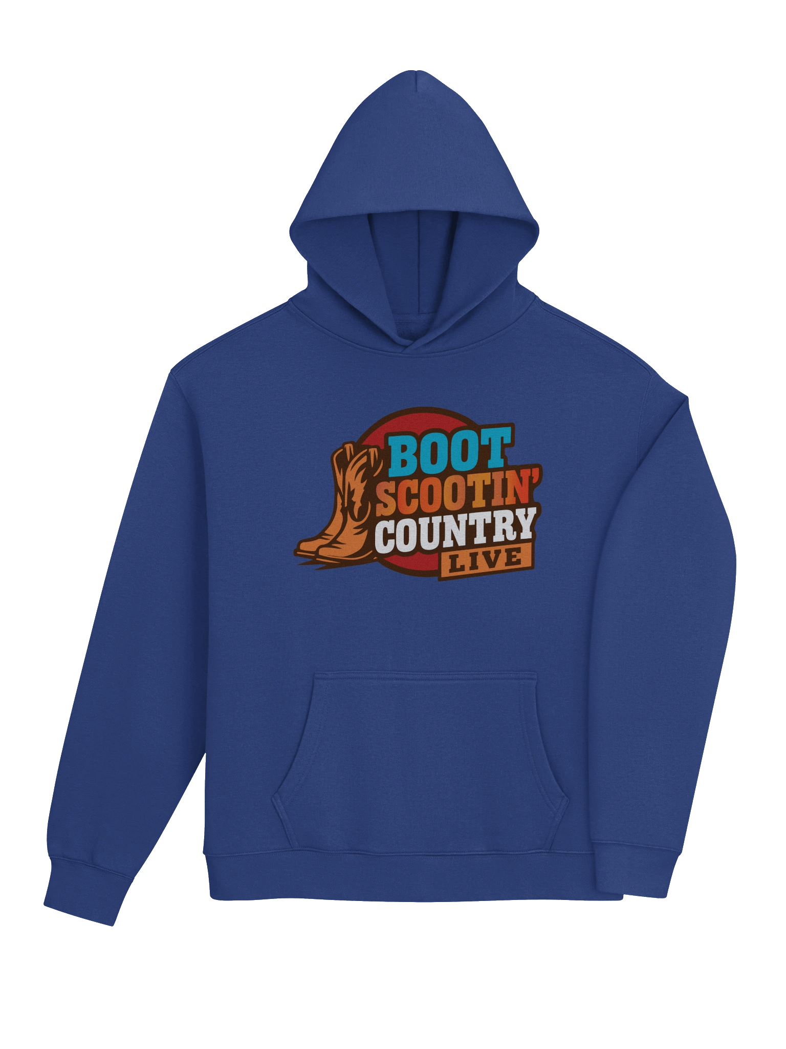 Boot Scootin’ Country Live Classic Logo Hoodie product image (16)