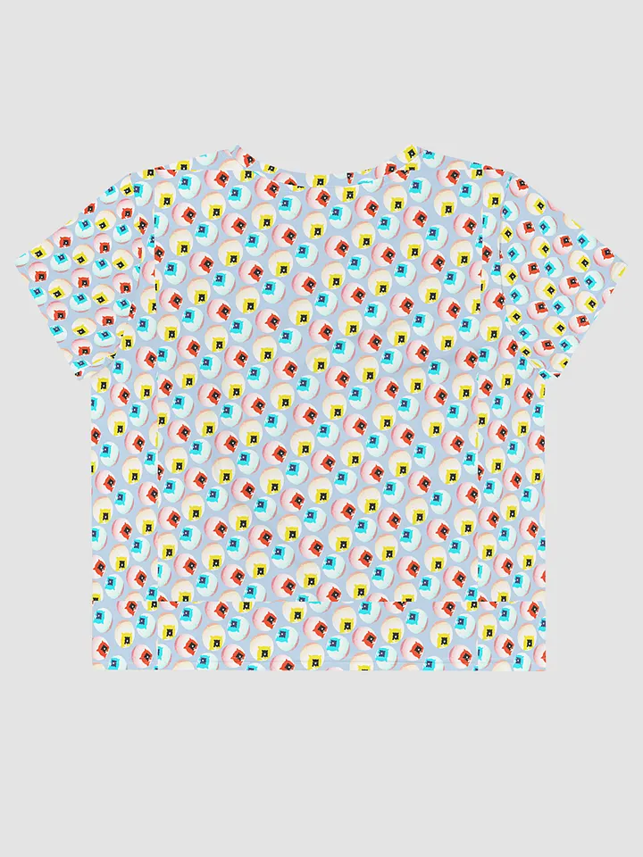 AIBALL All-Over Print Crop Tee (White) product image (2)