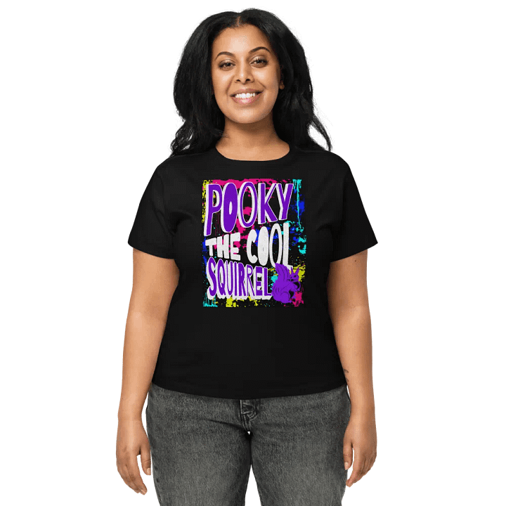 POOKY THE COOL SQUIRREL Women's High-Waisted Tee product image (1)
