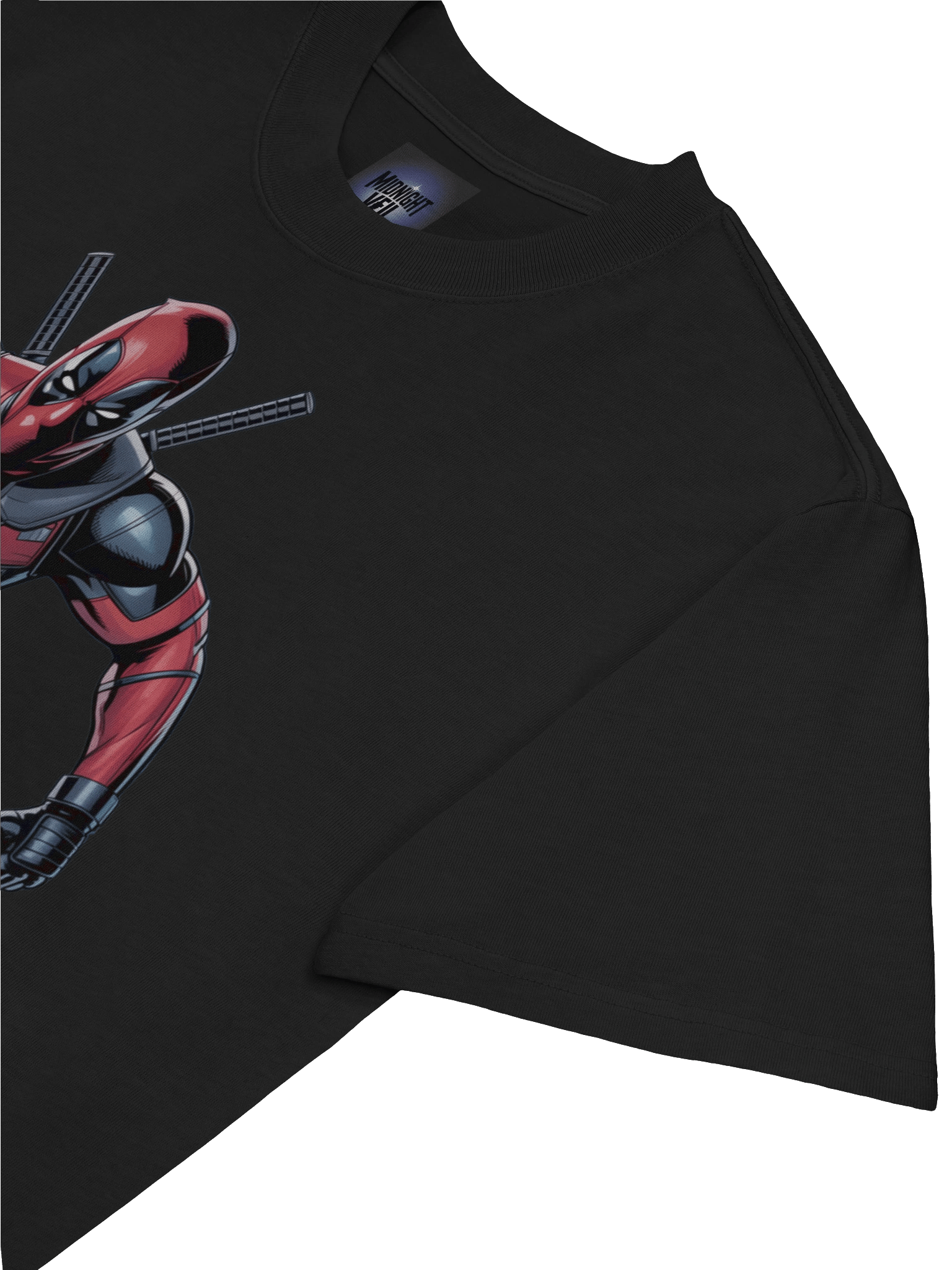 Deadpool Midnight Mayhem Oversized Faded T-Shirt product image (7)