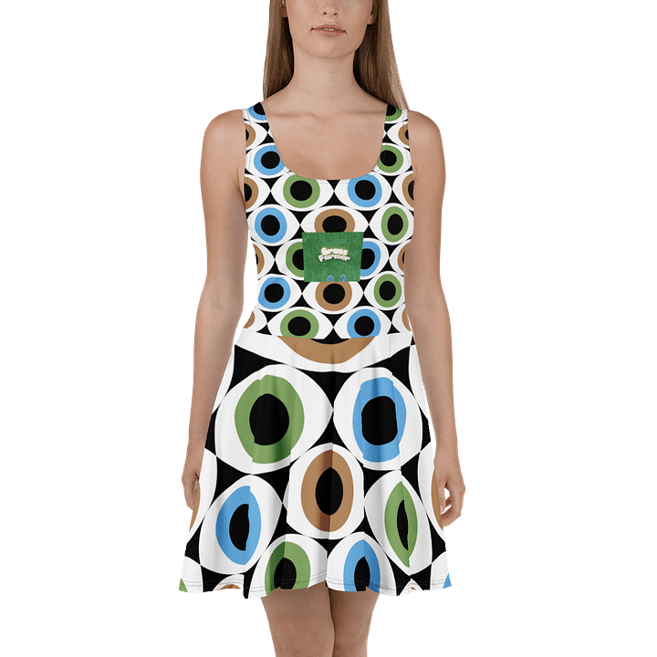 Grass Farmer Skater Sun Dress product image (2)